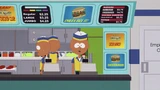 Des futurs humains travaillant au Wendell's Burgers.