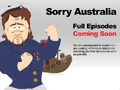 L'écran d'accès refusé vu en Australie.