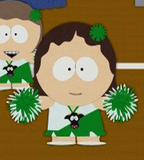 Mandy as a cheerleader as seen in "Douche and Turd"