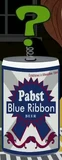 Pabst Blue Ribbon left by Mysterion in "The Poor Kid".