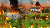 Tegridy Farms burning down.