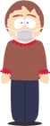 Sharon Marsh with mask