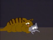 M. Kitty après avoir essayé d'avoir des relations sexuelles avec un chat gravement obèse dans "".