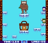 Scuzzlebutt en tant que boss à South Park (jeu GBC inédit)