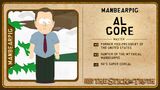 Al Gore's Character Card in South Park: The Stick of Truth.
