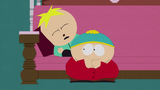 Butters getting a 'Hitler' from Cartman, seen in "Asspen".