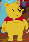 Pooh with the other Disney characters.