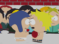 Tweek fighting Craig.