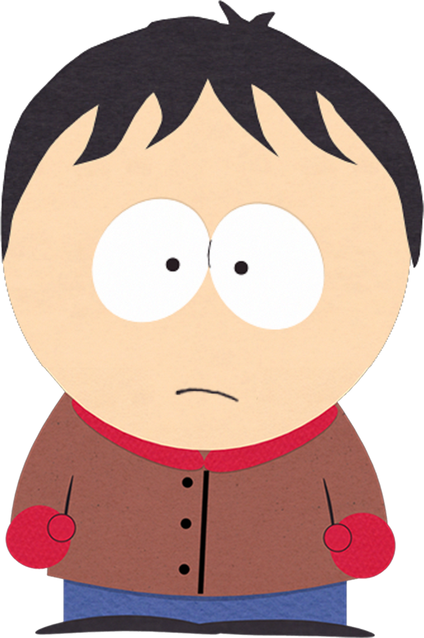 South Park Gorro de punto con pompón de Eric Cartman con licencia oficial  de Eric Cartman, color azul/amarillo, Azul