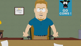 PC Principal flipping his table after Gerald Broflovski says really demeaning things about Caitlyn Jenner.