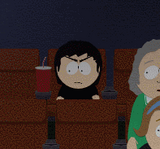 Damien at the movie theater in South Park: The Stick of Truth.