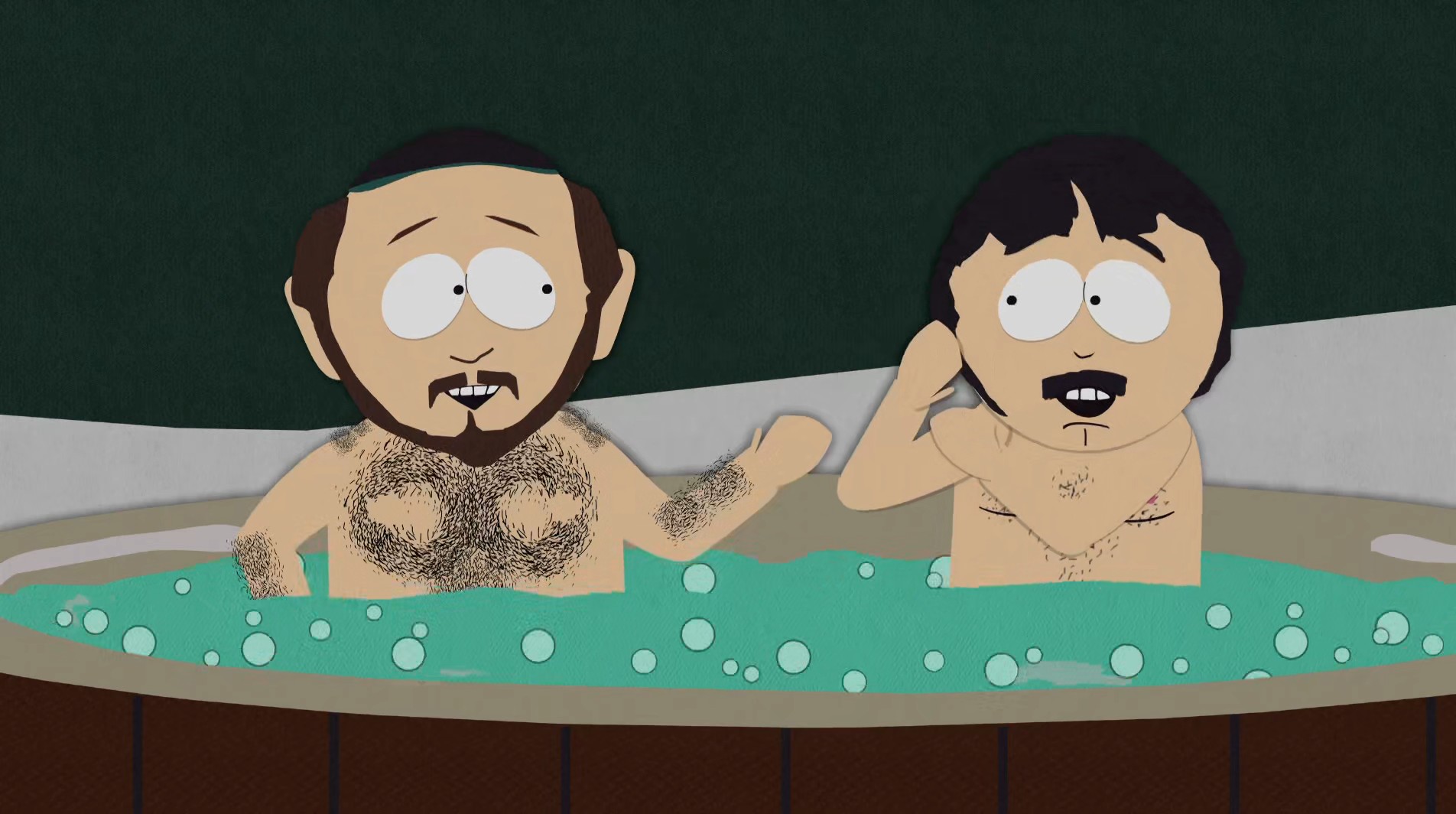 "Two Guys Naked in a Hot Tub" is the eighth episode of Season Thr...