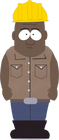 Logger with Brown Coat