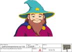 Production art of anime Wizard Cartman.