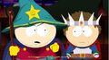 Cartman tells Douchebag that the only way to save humanity is to fart on Princess Kenny's balls