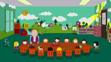 La classe de maternelle dans l'épisode de la , "".