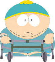Alter-ego-cartman-hospital-gown-n-walker