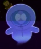 Kenny's ghost as seen in South Park: Bigger, Longer & Uncut.