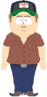 Redneck with Brown Shirt