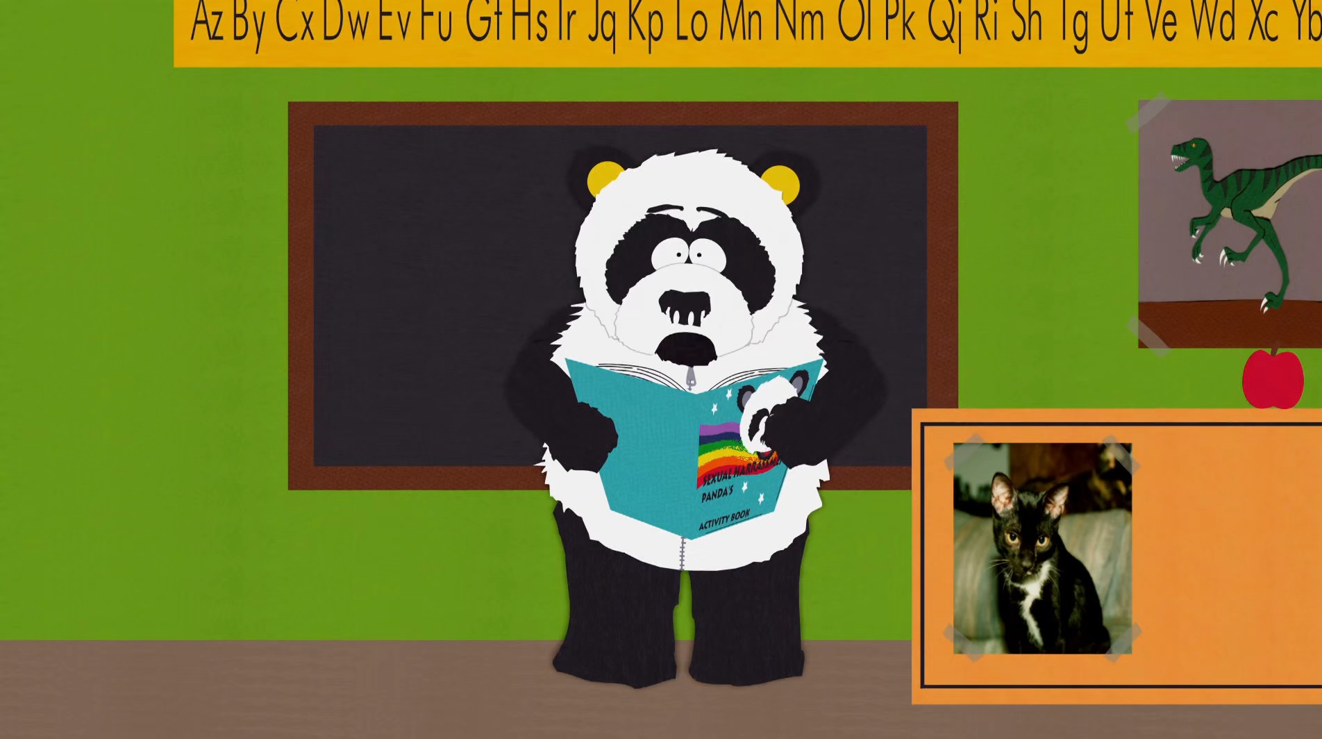 sad panda south park