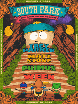 South Park on X: Enter for a chance to win the South Park 25th Anniversary  Concert Sweepstakes! One lucky fan will win two tickets to the South Park  25th Anniversary Concert at