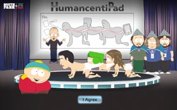 Humancentipad Product South Park Archives Fandom It originally aired on april 27, 2011.