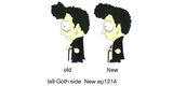 The Goths each got a slightly updated look in this episode. Check out Michael's transformation.