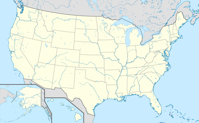 Usa edcp location map