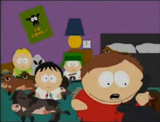 A Visitor is seen behind Butters in "Fun with Veal".