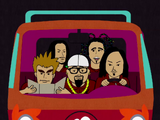 Korn in their car