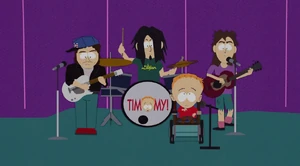 Timmy Burch and The Lords of the Underworld, se produisant à Lalapalalapaza