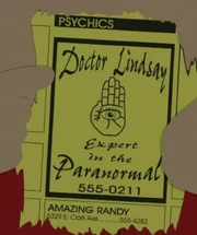 Doctor Lindsay's ad.