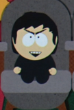 Damien's cameo at the movie theater in South Park: Bigger, Longer & Uncut.