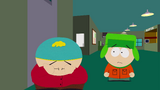 Cartman crying over Kenny's death in "Kenny Dies".