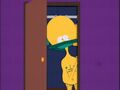 Jakov hiding in Eric Cartman's closet.