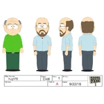 Character model of Hugh.