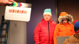 Les décors de cette scène d'action réelle ont été construits dans l'une des salles de conférence des studios South Park.