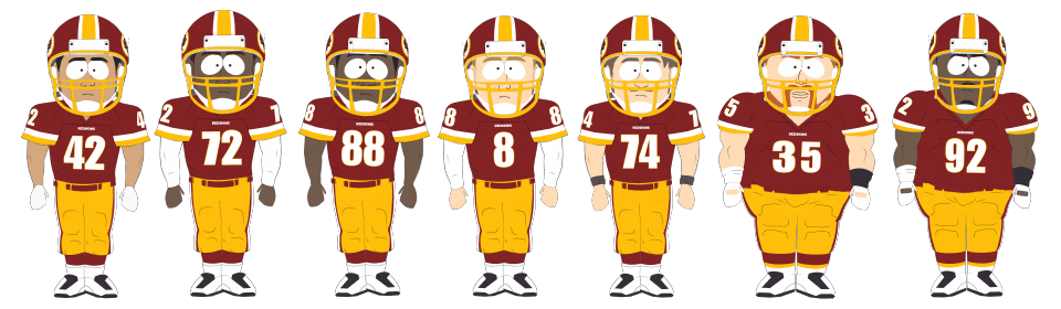 Washington Redskins (Football Team), South Park Archives