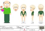 Art for Miley's on-stage look