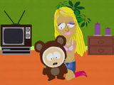 Paris Hilton meeting Butters' parents for the first time.