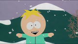 Butters ice skating in South Park: Bigger, Longer & Uncut.