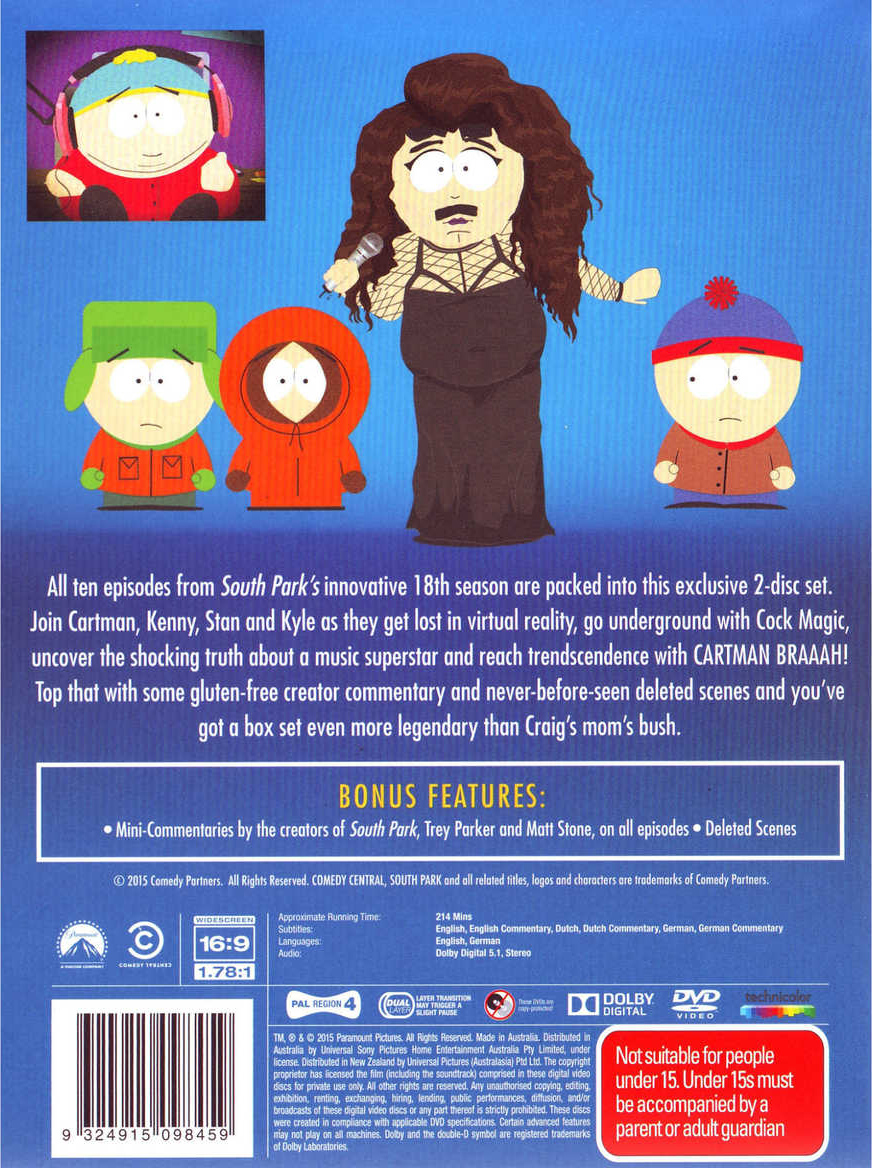 South Park: The Complete Eighteenth Season | South Park Archives | Fandom