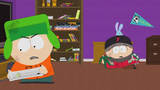 Kyle wants to break Cartman's Xbox.