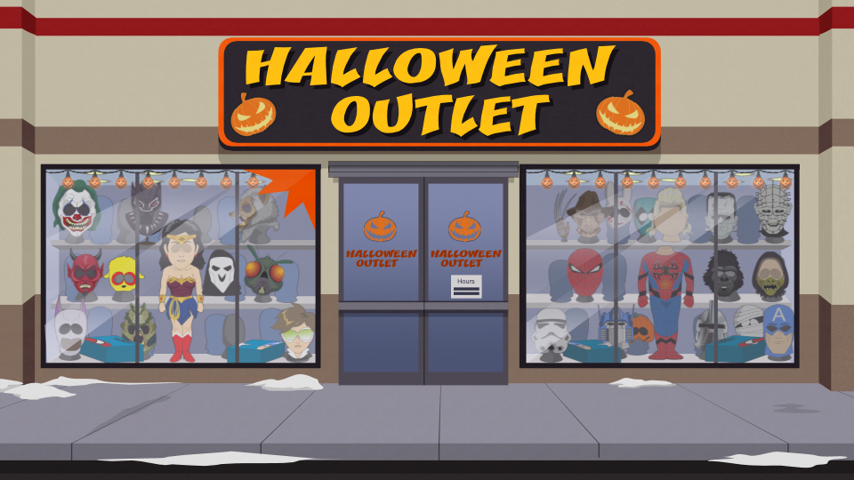 Halloween Outlet, South Park Archives