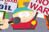 Cartman protesting.