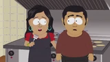 Les parents de David essaient frénétiquement de garder Cartman heureux.