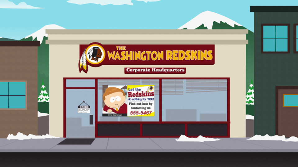 Redskins Office, South Park Archives