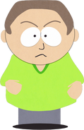 6th Grader with Green Shirt