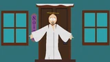 Jesus addressing the crowd.