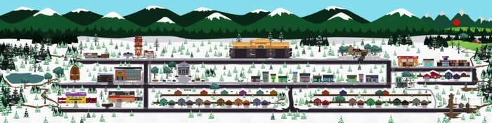 South Park The Stick of Truth full map